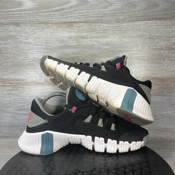 Nike Women’s Free Metcon 4 Cross Train Black Athletic Sneakers Size 9 - Picture 8 of 9